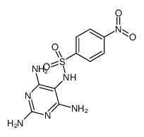 4-nitro-N-(2,4,6-triaminopyrimidin-5-yl)benzenesulfonamide Structure