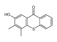 2-hydroxy-3,4-dimethylthioxanthen-9-one Structure