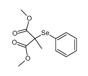 dimethyl 2-methyl-2-phenylselenopropanedioate结构式