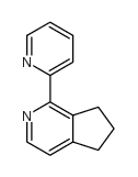 1-(吡啶-2-基)-6,7-二氢-5H-环戊并[c]吡啶结构式