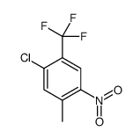 2-氯-4-甲基-5-硝基三氟甲苯结构式