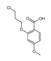 2-(3-chloropropoxy)-4-methoxybenzoic acid Structure