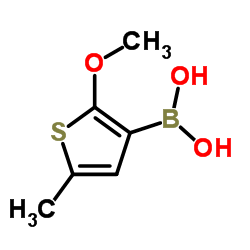(2-Methoxy-5-methyl-3-thienyl)boronic acid Structure