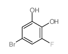 5-Bromo-3-fluorobenzene-1,2-diol Structure