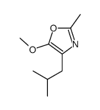 5-methoxy-2-methyl-4-(2-methylpropyl)-1,3-oxazole Structure