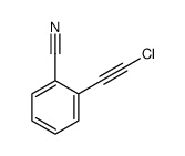 2-(2-chloroethynyl)benzonitrile结构式