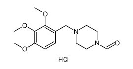 1-Piperazinecarboxaldehyde, 4-[(2,3,4-trimethoxyphenyl)methyl]-, hydrochloride Structure