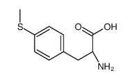 (2S)-2-amino-3-(4-methylsulfanylphenyl)propanoic acid Structure