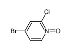 4-bromo-2-chloropyridine N-oxide Structure