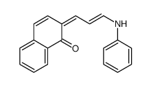 2-(3-anilinoprop-2-enylidene)naphthalen-1-one Structure