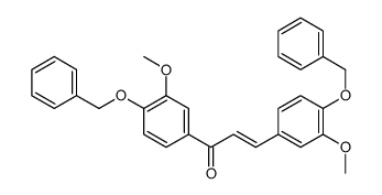 1,3-bis(3-methoxy-4-phenylmethoxyphenyl)prop-2-en-1-one结构式