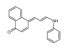 4-(3-anilinoprop-2-enylidene)naphthalen-1-one结构式