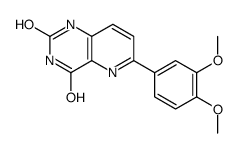 6-(3,4-dimethoxyphenyl)-1H-pyrido[3,2-d]pyrimidine-2,4-dione结构式