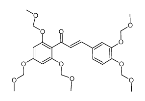 3,4,2',4',6'-pentamethoxymethoxychalcone Structure
