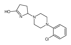 5-[4-(2-chlorophenyl)piperazin-1-yl]pyrrolidin-2-one Structure