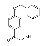 2-(methylamino)-1-(4-phenylmethoxyphenyl)ethanone Structure