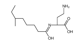 (2S)-4-amino-2-[[(6S)-6-methyloctanoyl]amino]butanoic acid Structure