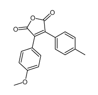 3-(4-methoxyphenyl)-4-(4-methylphenyl)furan-2,5-dione结构式