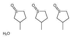 3-methylthiolane 1-oxide,hydrate Structure