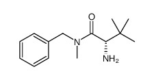 (2S)-2-氨基-N,3,3-三甲基-N-(苯甲基)丁酰胺结构式