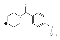 1-(4-甲氧苯甲酰基)哌嗪结构式