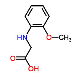 2-((2-METHOXYPHENYL)AMINO)ACETIC ACID structure