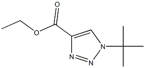 1-叔丁基-1H-1,2,3-三唑-4-甲酸乙酯结构式