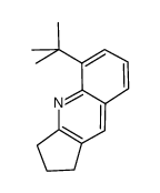5-t-butyl-2,3-dihydro-1H-cyclopenta[b]quinoline结构式