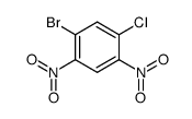 1-bromo-5-chloro-2,4-dinitro-benzene结构式