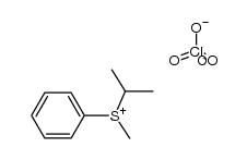 isopropylmethylphenylsulfonium perchlorate结构式