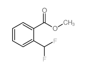 2-(二氟甲基)苯甲酸甲酯结构式