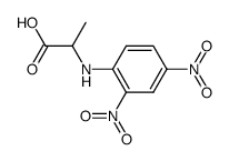 N-(2,4-dinitro-phenyl)-DL-alanine Structure