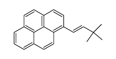 trans-1-(3,3-Dimethyl-1-butenyl)pyrene Structure
