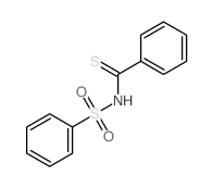 Benzenecarbothioamide,N-(phenylsulfonyl)-结构式