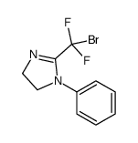 2-(Bromodifluoromethyl)-1-phenyl-4,5-dihydro-1H-imidazole Structure