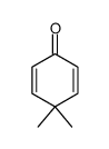 4,4-dimethyl-2,5-cyclohexadien-1-one Structure