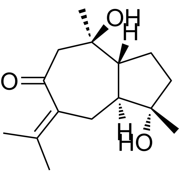 Isozedoarondiol Structure
