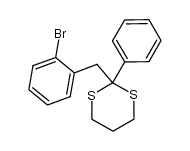 2-(2-bromobenzyl)-2-phenyl-1,3-dithiane Structure