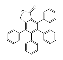 4,5,6,7-tetraphenyl-3H-2-benzofuran-1-one结构式