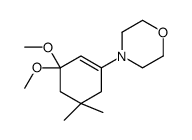 4-(3,3-dimethoxy-5,5-dimethylcyclohexen-1-yl)morpholine Structure