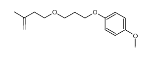 1-[3-(3-methylbut-3-enyloxy)propoxy]-4-methoxybenzene结构式