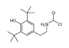 2,6-ditert-butyl-4-[2-(dichloromethylsilyl)ethyl]phenol结构式