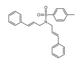 4-Methyl-N,N-bis[(2E)-3-phenyl-2-propen-1-yl]benzenesulfonamide结构式