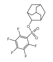 2-adamantyl pentafluorobenzenesulfonate Structure