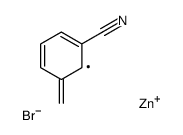3-氰基苄基溴化锌溶液结构式