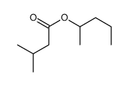 Butanoic acid, 3-Methyl-, 1-Methylbutyl ester Structure