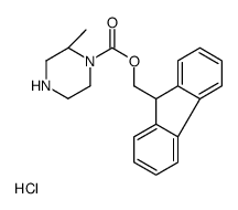 (R)-1-N-Fmoc-2-甲基-哌嗪盐酸盐结构式