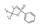 deuterated methyl ester of benzenesulfonic acid Structure