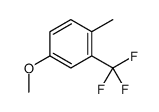 4-methoxy-1-methyl-2-(trifluoromethyl)benzene结构式