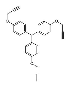 1-[bis(4-prop-2-ynoxyphenyl)methyl]-4-prop-2-ynoxybenzene Structure